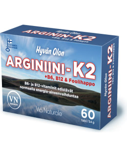 HYVÄN OLON ARGININIINI-K2 60 TABL Main Image