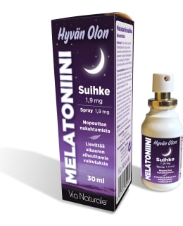 VIA NATURALE 1,9MG MELATONIINISUIHKE Main Image