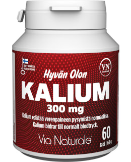 HYVÄN OLON KALIUM 300MG 60KPL RAVINTOLIS Main Image