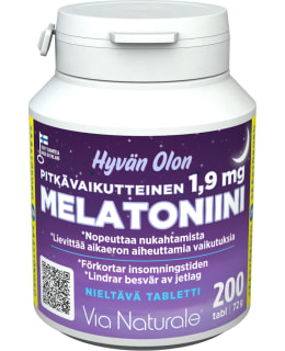 VIA NATURALE MELATON 1,9MG 200TBL RAVLIS Main Image