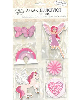 JKP 6KPL LILA/PINKKI ASKARTELUKUVIO Main Image