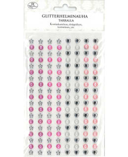 JKP KUKAT/SYDÄMET GLITTERHELMINAUHA Main Image