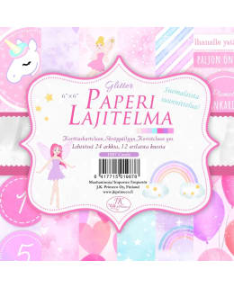 JKP 6X6 CANDY GLITTER SKRÄPPÄYSLEHTIÖ Main Image