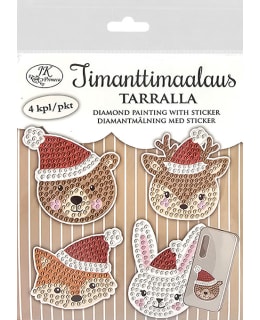 JKP JOULUELÄIMET TIMANTTIMAALAUSTARRA Main Image