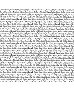 J.K. Primeco Musta jouluteksti lahjapaperi Main Image