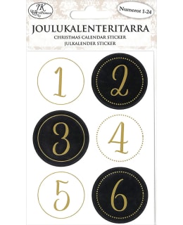 JKP MUSTA-KULTAFOLIO JOULUKALENTERITARRA Main Image