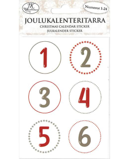 JKP PUNAHARM NUMEROT JOULUKALENTERITARRA Main Image