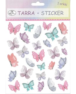 JKP VÄRIKKÄÄT PERHOSET TARRA-ARKKI Main Image