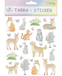 JKP ELÄIMET JA LUONTO TARRA-ARKKI Main Image