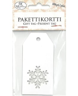 JKP LUMIHIUTALE VALKOINEN PAKETTIKORTTI Main Image