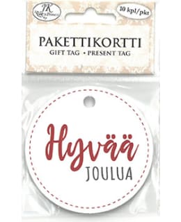 JKP JOULUTEKSTI VALK PAKETTIKORTTI Main Image