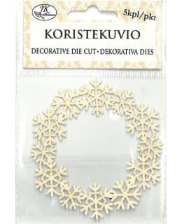 JKP GLITTER VALKOINEN KRANSSI KORISTEKU Main Image