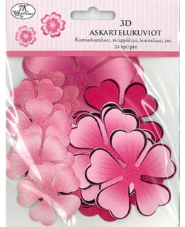 JKP KUKAT PINKKI 3D-KUVIO Main Image