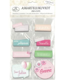 JKP TEKSTIT VÄRILAJ ASKARTELUKUVIO Main Image