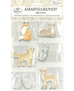 JKP SÖPÖT ELÄIMET ASKARTELUKUVIO Main Image