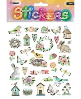 Upikit kevät tarra-arkki