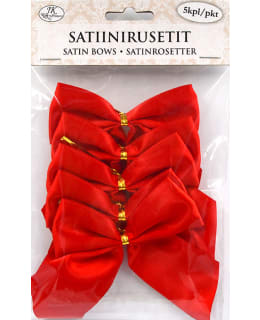 JKP 5 KPL ISO PUNAINEN SATIINIRUSETTI Main Image