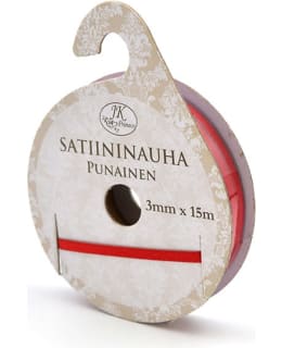 JKP 3MMX15M PUNAINEN SATIININAUHA Main Image