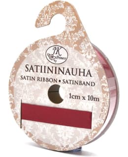 JKP TUMMANPUNAINEN 1CMX10M SATIININAUHA Main Image