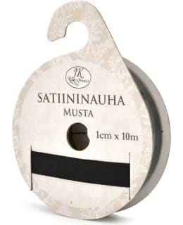JKP MUSTA 1CMX10M SATIININAUHA Main Image