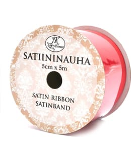 JKP PUNAINEN 5CMX5M SATIININAUHA Main Image