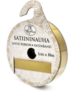 J.K. PRIMECO 1CM X 10M GOLD SATIN RIBBON Main Image