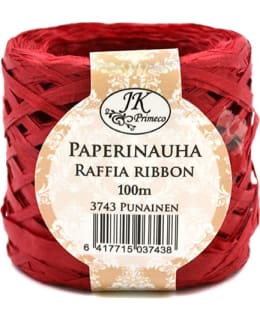 JKP 10MMX100M PUNAINEN PAPERINAUHA Main Image