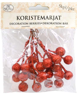 JKP PUNAISET GLITTER KORISTEMARJAT Main Image