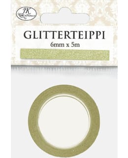 JKP KULTA 6MM X 5M GLITTERTEIPPI Main Image