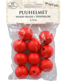 JKP 10KPL 2,5CM PUNAISET PUUHELMET Main Image