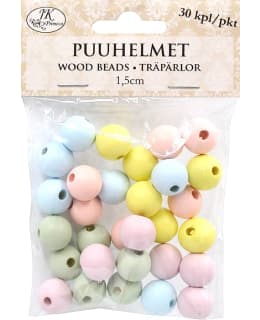 JKP 30KPL 1,5CM PASTELLILAJ PUUHELMET Main Image