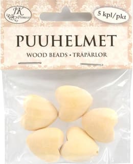 JKP PUUHELMET 2 X 2CM SYDÄN NATUR 5KPL Main Image