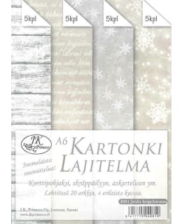 JKP A6 JOULU BEIGE-HA KARTONKILAJITELMA Main Image