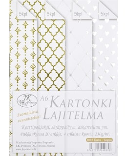JKP A6 KULTA/HOPEA KARTONKILAJITELMA Main Image