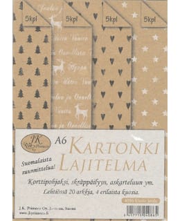 J.K. Primeco A6 Uusio joulu kartonkilajitelma Main Image