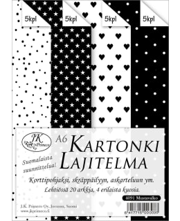 JKP A6 MUSTAVALKO KARTONKILAJITELMA Main Image