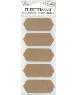 J.K. PRIMECO NARROW BROWN LABEL STICKER Main Image