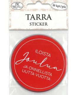 JKP JOULUTEKSTI PUNAINEN 10KPL TARRA Main Image