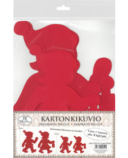 JKP TONTTULAJITELMA 8 KPL KARTONKIKUVIO Main Image