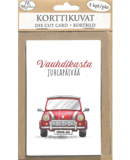 J.K. PRIMECO 5PCS AUTO DIE CUT CARD Main Image