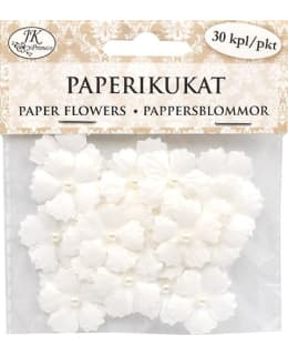 JKP VALKOINEN HELMI PIENET PAPERIKUKAT Main Image