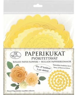 JKP KELTAINEN PYÖRITETTÄVÄT PAPERIKUKAT Main Image