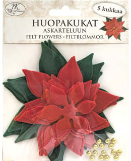 JKP JOULUTÄHTI 5KPL HUOPAKORISTE Main Image