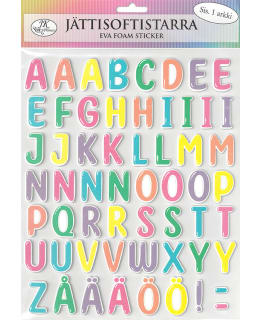 J.K. PRIMECO LETTERS EVA FOAM STICKER Main Image