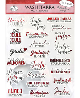 JKP JOULUTEKSTIT PUNAMUSTA WASHITARRA Main Image