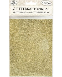 JKP 5KPL A6 KULTA GLITTERKARTONKI Main Image