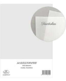 JKP A4 5KPL VALK. KUULTOPAPERI Main Image