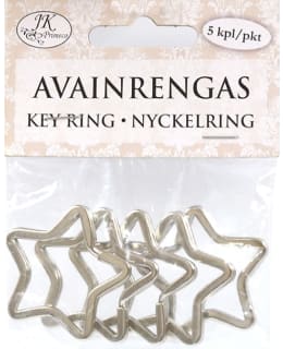 JKP TÄHTI 5KPL AVAINRENGAS Main Image