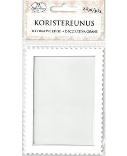 JKP POSTIMERKKI VALKOINEN KORISTEREUNUS Main Image