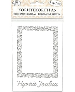 JKP LUMIHIUTALE JA TEKSTI KORISTEKORTTI Main Image